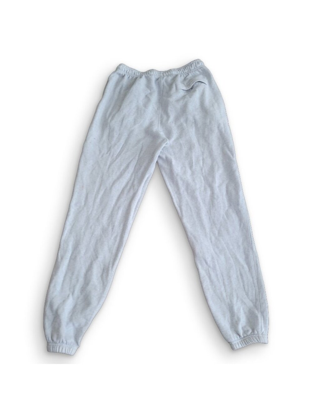 Nike Grey Fleece Track Jogger Pants Y2K Sporty Sweatpants (S) - Picture 3 of 6